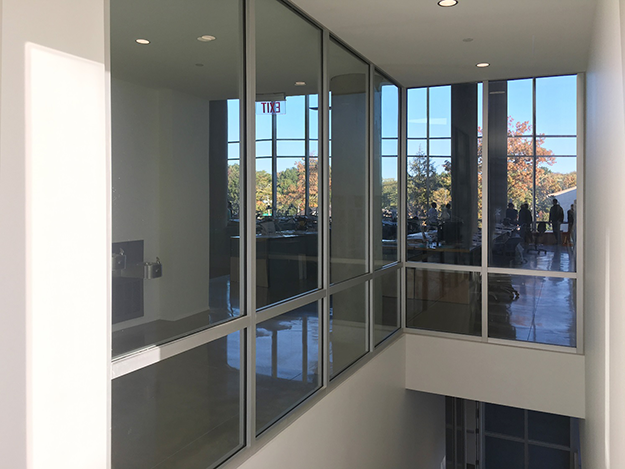 Fire Resistive Transparent Walls Transform Stairwells and Exits to Inviting, Light-filled Spaces