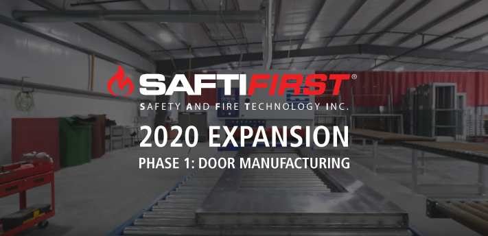 SAFTI FIRST expands its door manufacturing in 2020
