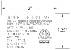 SuperLite II-XL 60 label